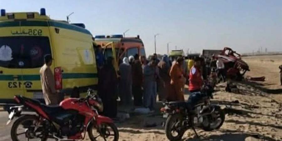 إصابة 4 أشخاص في انقلاب سيارة ملاكي جنوب كمين الصفا بالمنيا - المدينة برس