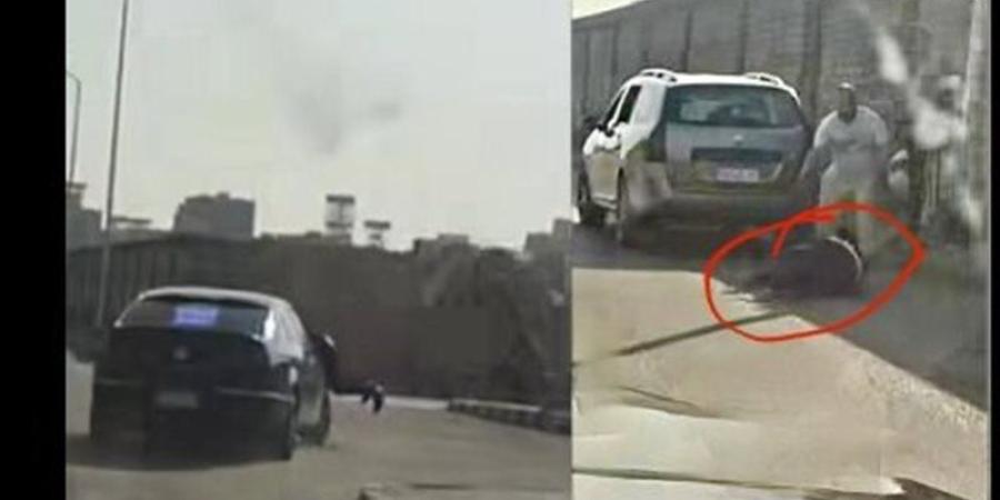 في واقعة سحل فرد مرور بالأوتوستراد، تحديد بيانات السيارة وهوية قائدها - المدينة برس