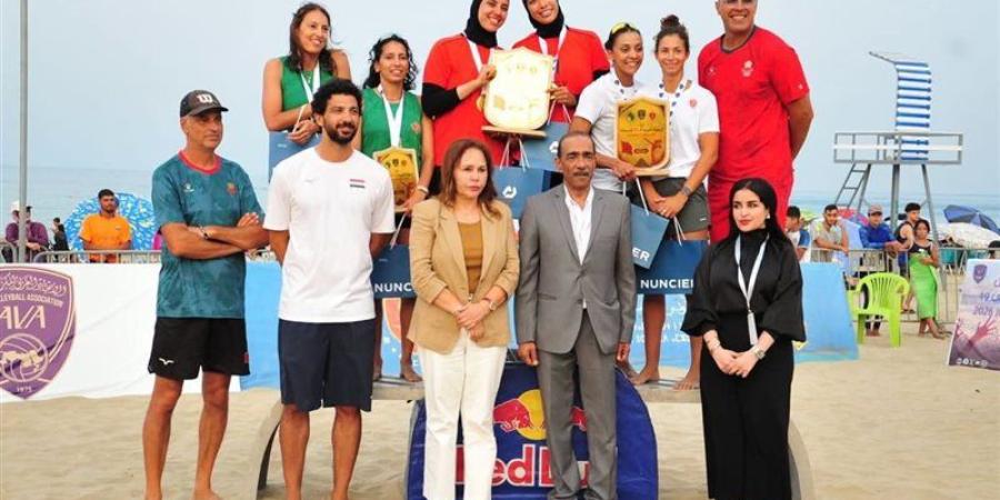 منتخب سيدات الكرة الطائرة الشاطئية يتوج بالبطولة العربية في المغرب - المدينة برس
