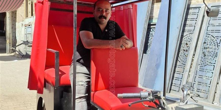 بتكلفة لا تتجاوز 60 ألف جنيه، حداد قناوي يصنع "توكتوك" اقتصاديا (فيديو) - المدينة برس