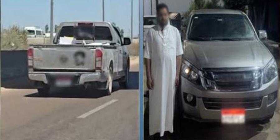فيديو يطيح بسائق "ربع نقل" قاد برعونة واصطدم بسيارة على طريق سريع بالإسكندرية - المدينة برس