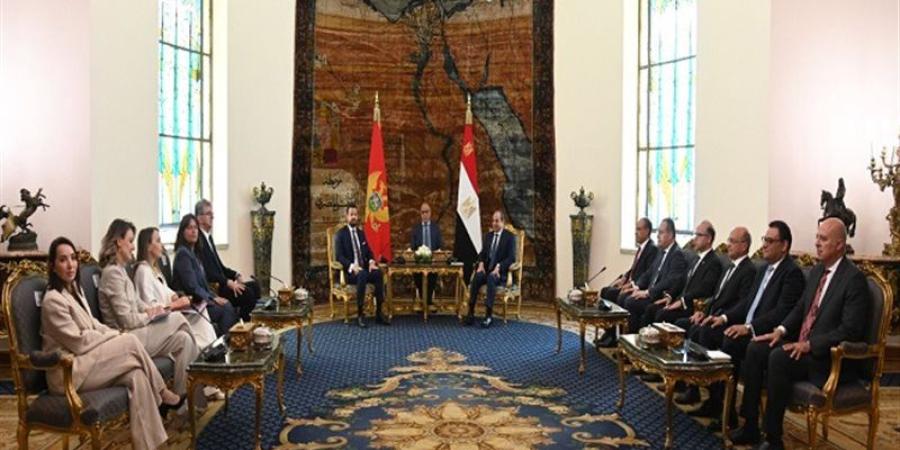 رسائل السيسي لـ رئيس الجبل الأسود: نحرص على تطوير العلاقات الاقتصادية وتنويع التبادل التجاري.. ويؤكد ضرورة تشجيع الجانبين الأمريكي والإيراني على التوصل إلى اتفاق شامل ومستدام - المدينة برس