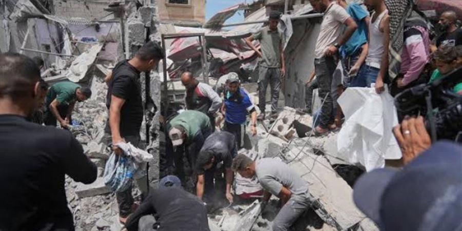 14 مصابًا بينهم أطفال ونساء فى غارة إسرائيلية بغزة - المدينة برس