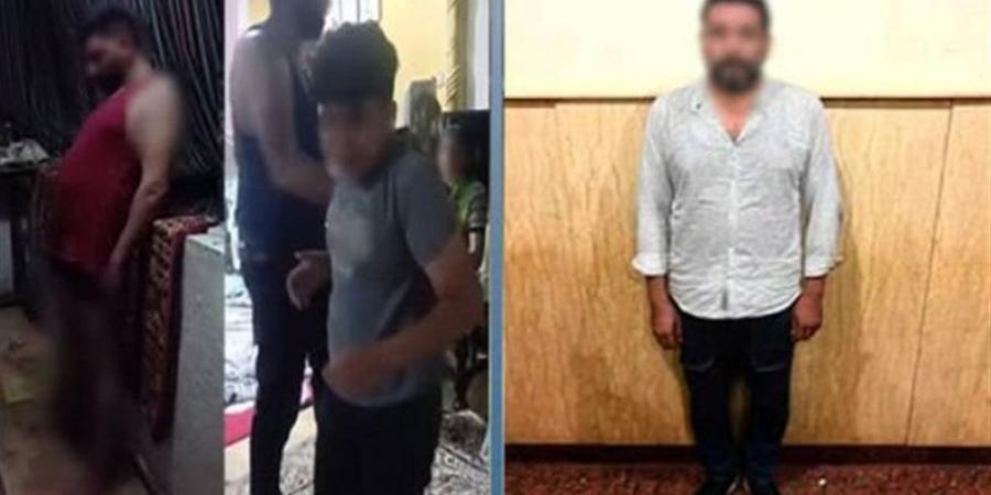 فيديو يكشف لحظات صادمة، زوجة توثق اعتداء أب على نجليه بالإسكندرية والشرطة تضبطه - المدينة برس
