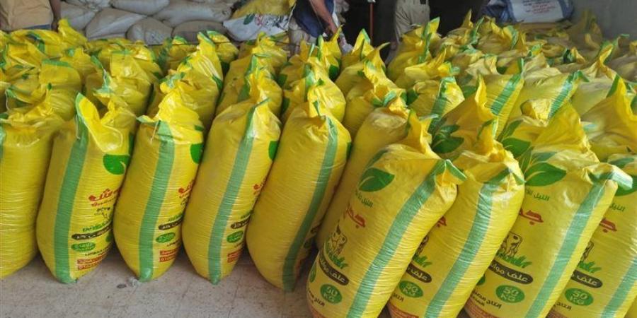 ضبط 10 أطنان أعلاف مجهولة المصدر بالبحيرة - المدينة برس