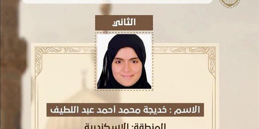 خديجة ابنة الإسكندرية الثانية بالشهادة الثانوية: كنت بذاكر طول اليوم وأتمنى الحصول على الماجستير والدكتوراه - المدينة برس