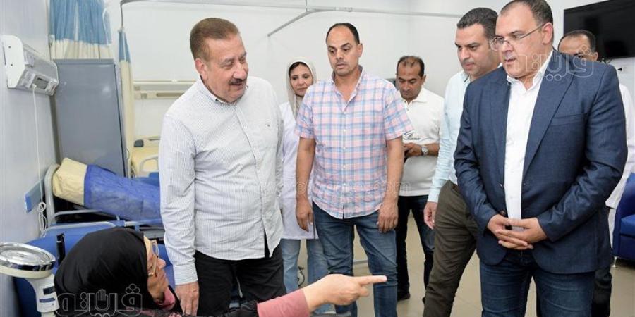 محافظ بورسعيد يتفقد مستشفى الرمد ويتابع جودة الرعاية الصحية - المدينة برس