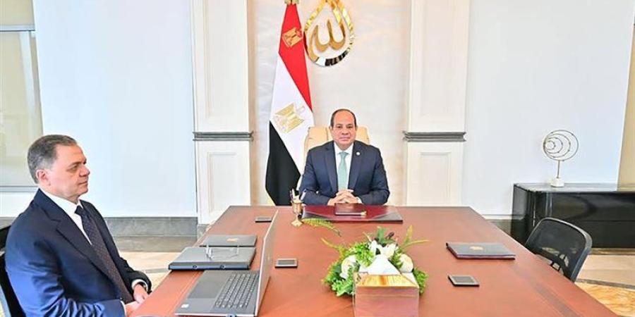 الرئيس السيسي يستقبل وزير الداخلية - المدينة برس