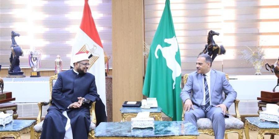 أمين البحوث الإسلاميّة يلتقي محافظ الشرقيّة لبحث تعزيز التعاون في نشر الوعي الديني - المدينة برس