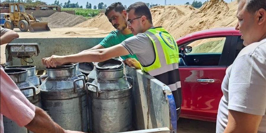 ضبط 600 كيلو لبن غير صالح للاستهلاك الآدمي قبل طرحه بأسواق الغربية - المدينة برس