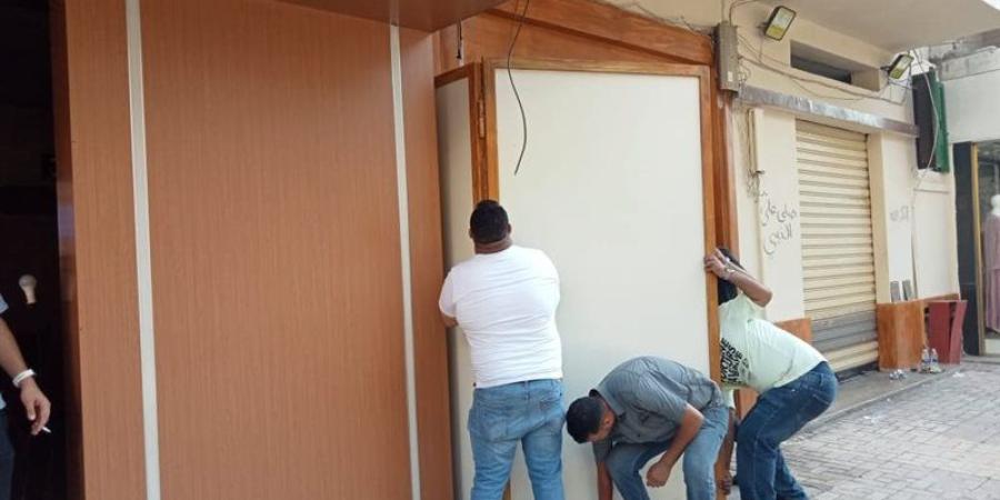 غلق وتشميع 5 مقاهي خلال حملة إزالة إشغالات بمحرم بك في الإسكندرية - المدينة برس