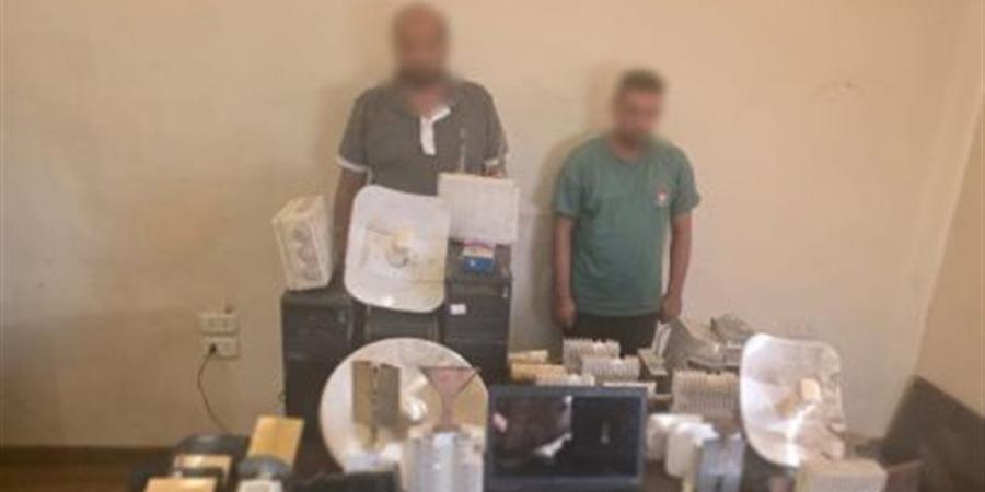 تبث القنوات المشفرة دون ترخيص، سقوط شبكة تلفزيونية غير قانونية بالقليوبية - المدينة برس