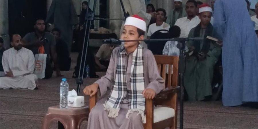 أحمد لطفي، حفظ القرآن كاملًا في سن 14 عامًا ومن أصغر المشاركين في "دولة التلاوة" بقنا - المدينة برس