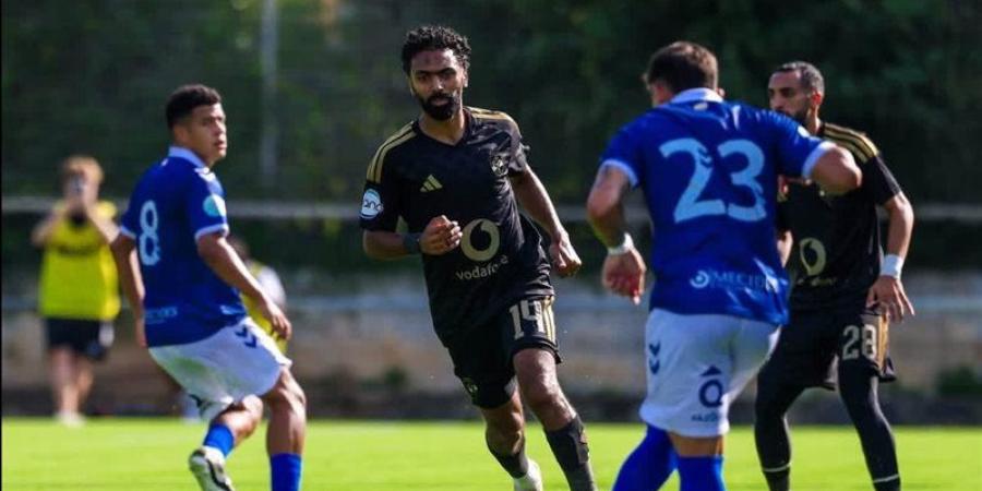لقطات من الشوط الأول لمباراة الأهلي وبادالونا الإسباني الودية - المدينة برس