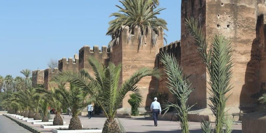 تارودانت تواصل ترميم السور العتيق - بوابة المدينة برس
