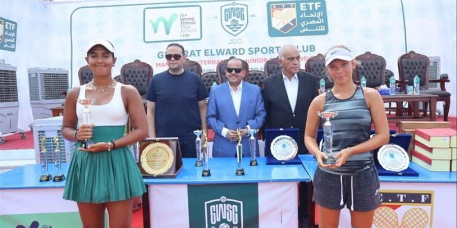 نادي جزيرة الورد بالدقهلية يسدل الستار على البطولة الدولية للتنس - المدينة برس