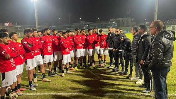 منتخب الشباب يواصل استعداداته للعراق بدعم كامل من اتحاد الكرة