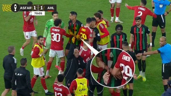 كاف يغرم الجيش الملكي 20 ألف دولار في أحداث مباراة الأهلي