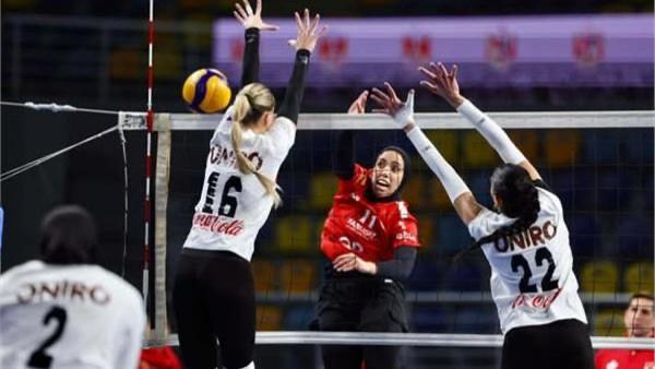 فوز الأهلي والزمالك في الجولة الثالثة من نهائي سوبر طائرة الآنسات