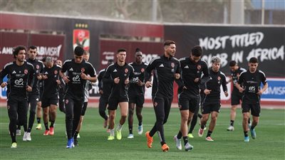 الأهلي يضع اللمسات الأخيرة قبل موقعة المقاولون العرب غداً فى الدوري