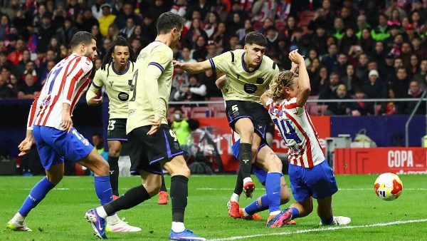 كأس ملك أسبانيا .. برشلونة يودع وأتليتكو مدريد يتأهل للنهائى