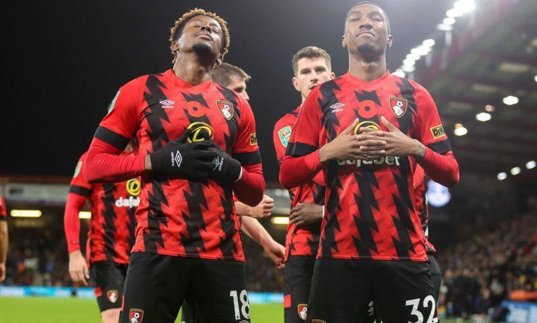 تايلر آدامز خارج تشكيلة بورنموث لمواجهة بيرنلي في الدوري الإنجليزي