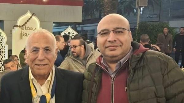خالد طلعت يتمنى الشفاء العاجل لحسين لبيب