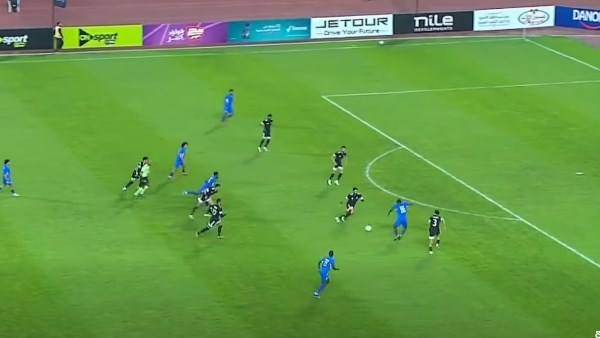 سموحة يتقدم على مودرن سبورت 2-0 في الشوط الأول بالدوري
