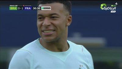 brazil vs france.. ملخص اهداف ونتيجه مباراة منتخب البرازيل وفرنسا الودية الدولية بعد مرور 40 دقيقة