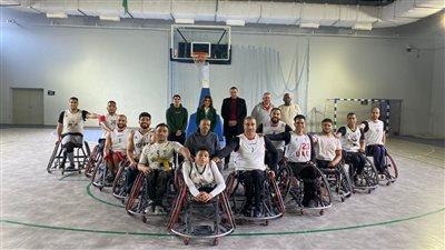 مي زين الدين تدعم منتخب مصر سلة الكراسي المتحركة قبل تصفيات إفريقيا
