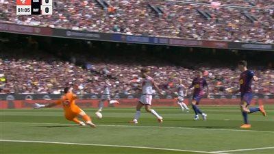 برشلونة ضد رايو فاليكانو.. ملخص اهداف ونتيجة مباراة برشلونة ورايو فاليكانو في الدوري الإسباني بعد مرور 15 دقيقة
