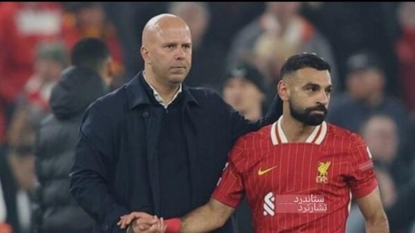 رد فعل مثير من آرني سلوت بشأن عدم إشراك صلاح أمام باريس سان جيرمان