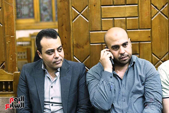 الكاتب الصحفى محمد السيد الشاذلى يقدم واجب العزاء