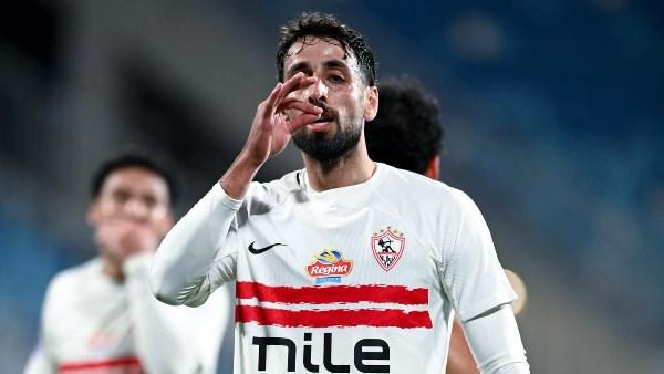 عدي الدباغ يحرز هدف تقدم الزمالك في شباك سموحة