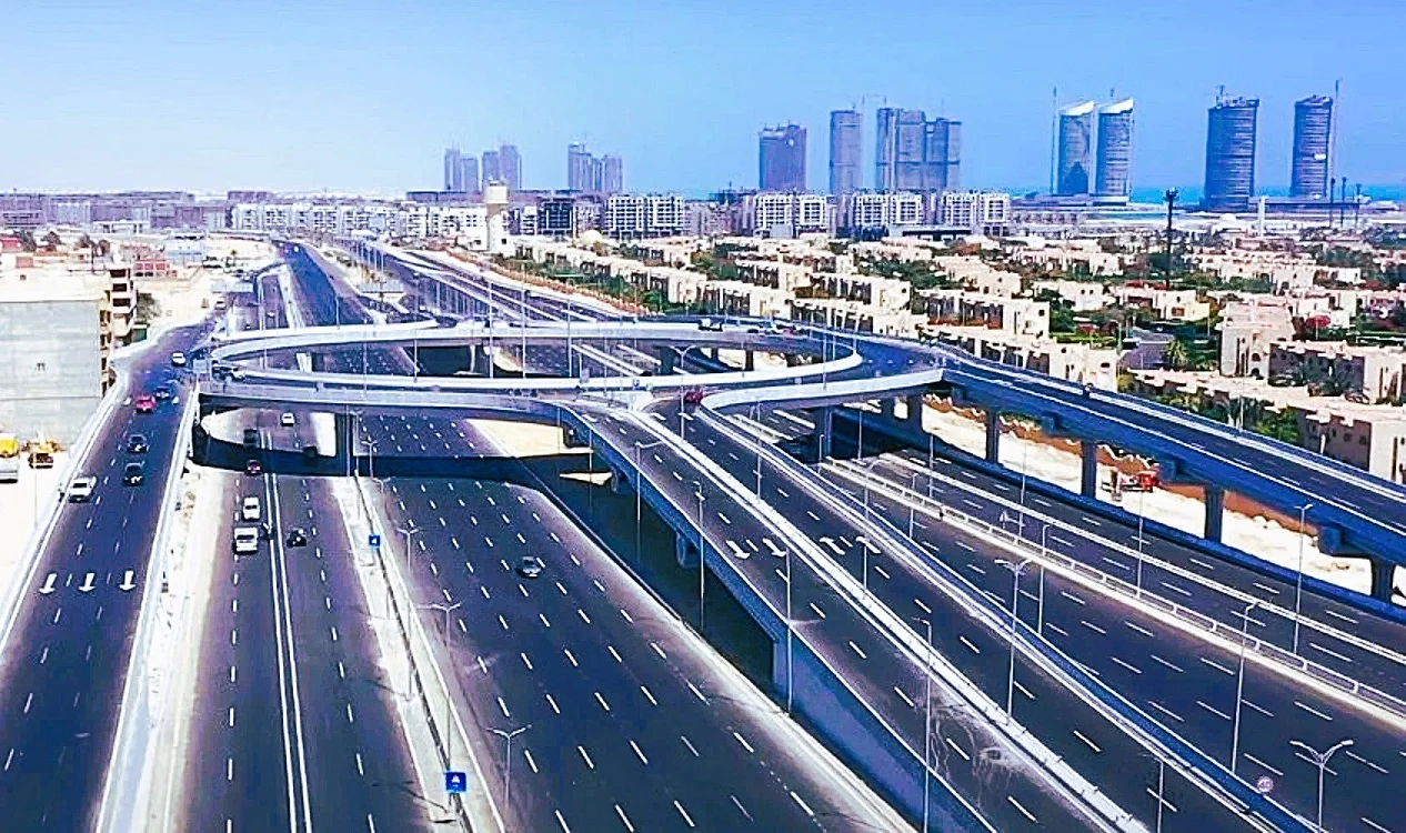 طريق مطروح الساحلي -منطقة-العلمين-الجديدة